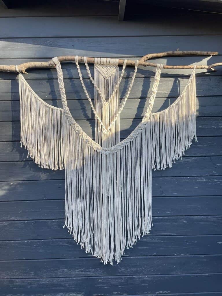 wandbehang makramee hell 2