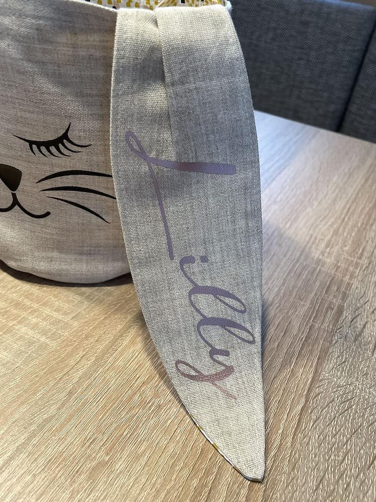 personalisiertes osterkörbchen